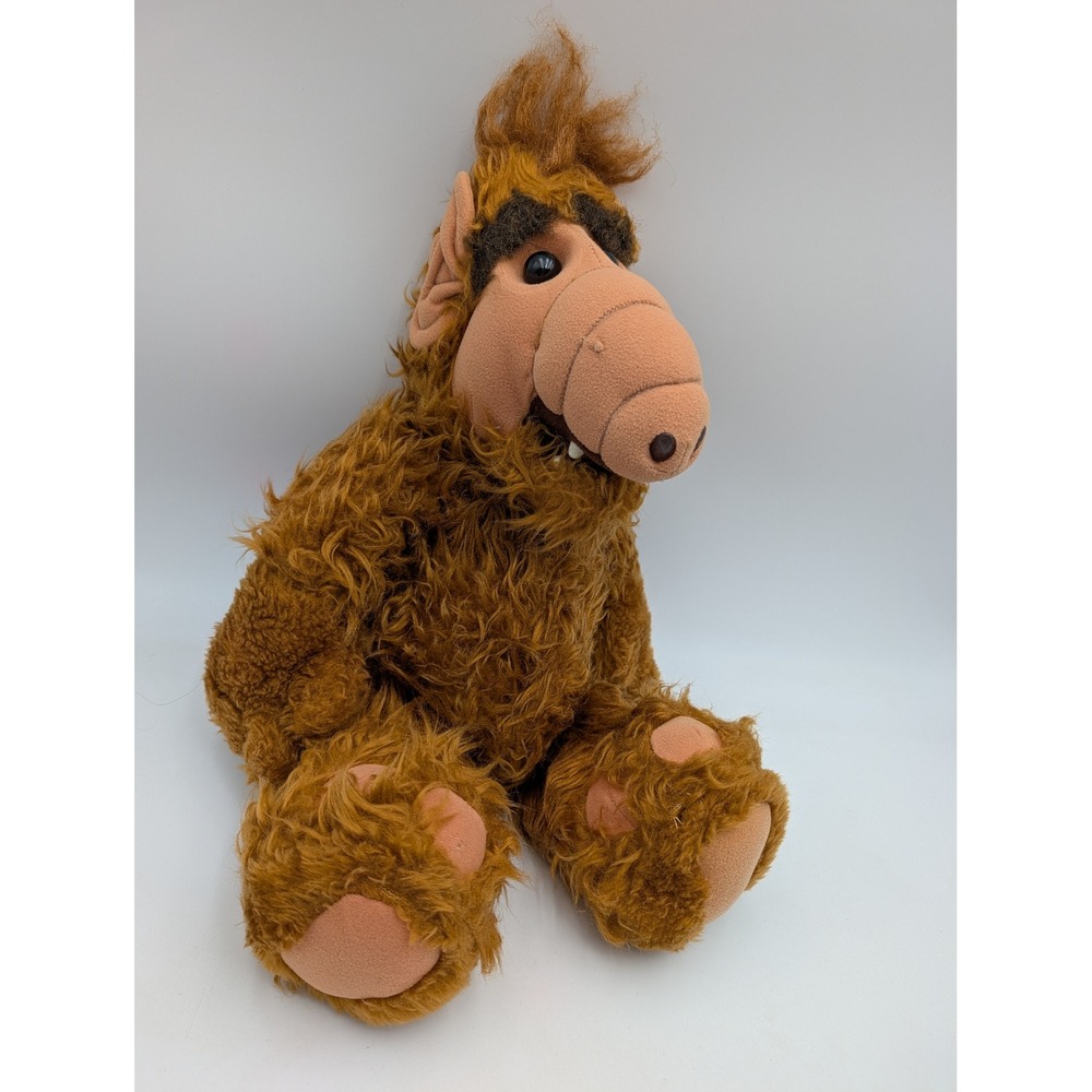 Coleco ALF Plush Brown 1986 Vintage Stuffed Alien 18 Inch Gordon Shumway
